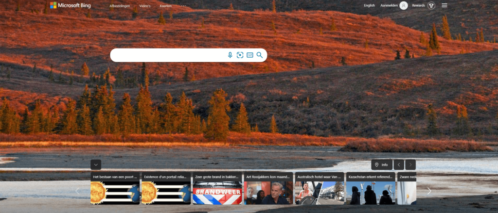 Microsoft Bing image - tiny